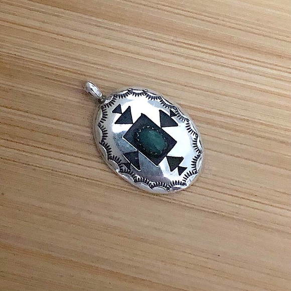 $89  Signed Estate S.W. Pendant & Designer Chain  P STERLING & P.R. EX 925 Italy - Picture 5 of 8